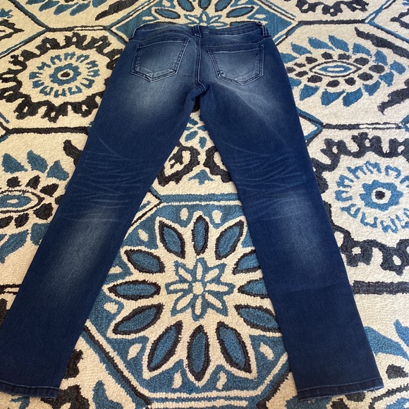 Rampage Skinny Sophie Mid Rise Denim Rose Jeans — Size 3!! - Picture 7 of 8